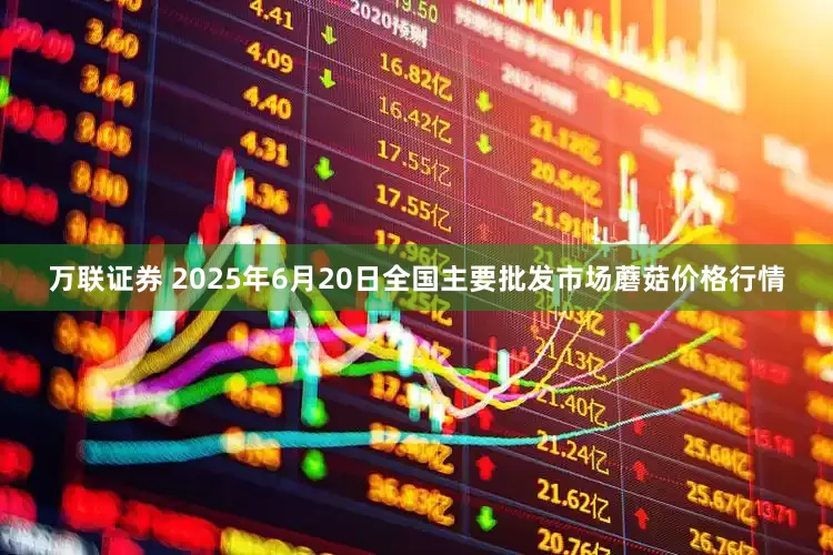 万联证券 2025年6月20日全国主要批发市场蘑菇价格行情